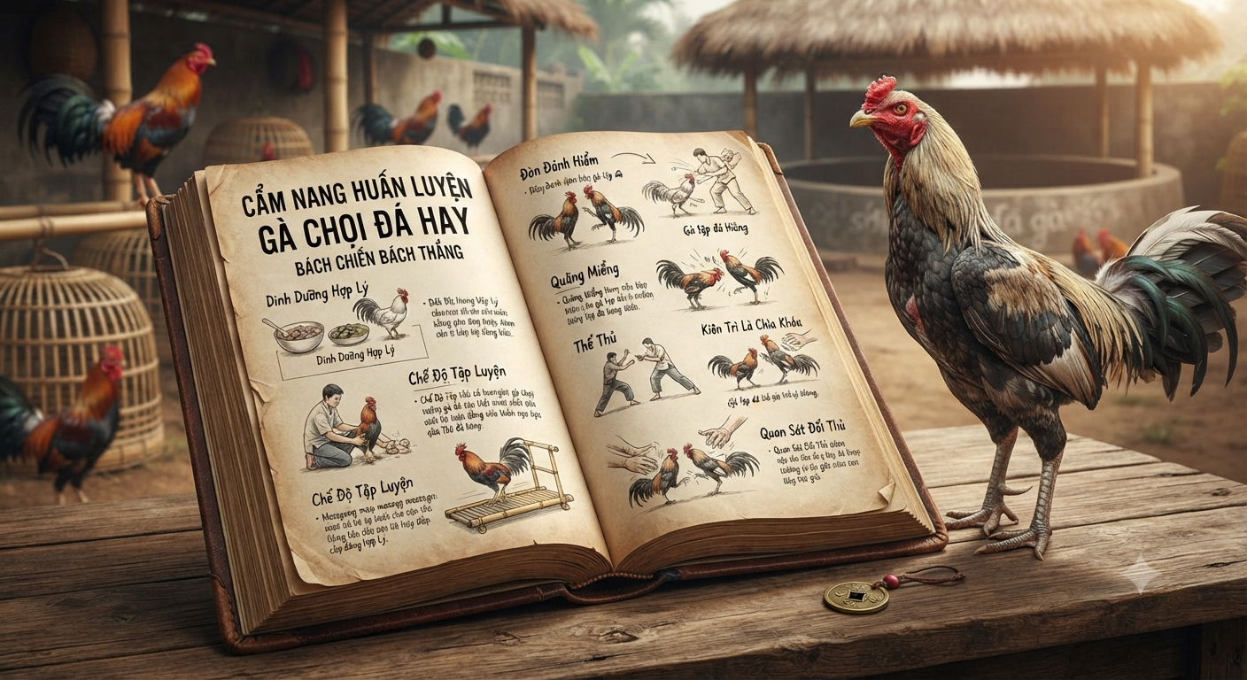 cách huấn luyện gà chọi đá hay